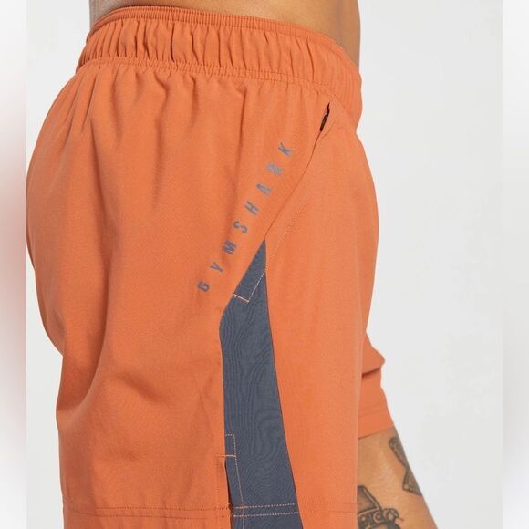Gymshark  SPORT 5" SHORTS Slim Fit Size M Orange NWT in Packaging - Picture 4 of 8